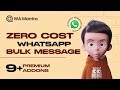 Zero  Cost Whatsapp Marketing Software + G Map Extractor 2022 | WA Mantra | Bulk WhatsApp Sender