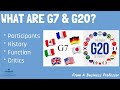 What are G7 & G20? | From A Business Professor #G7#G20