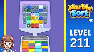 Marble Sort Level 211 Solution Walkthrough