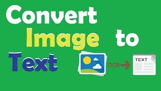 How to Convert Image to Text