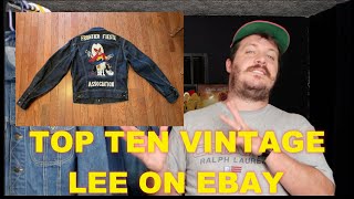 Top Ten Vintage Lee Denim On Ebay | Lee Week