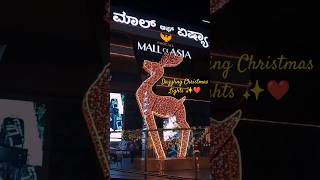 Watch Till End 🥰 || Magical Christmas Lights at Phoenix Mall of Asia 🎄✨ #phoenixmallofasia#bangalore