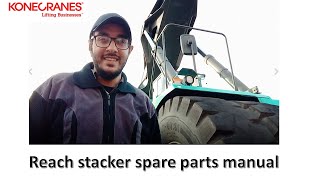 Kone cranes Reach stacker spare parts manual studying