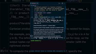Quick Nested For LOOPS in Python ⚡️ #shorts
