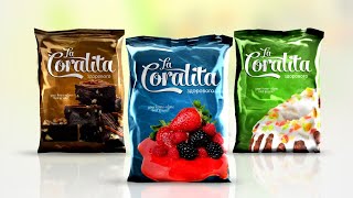 Foil Packaging Mockup PSD Template free download #snacks #chips