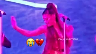 Ariana Grande was crying during thank u next in Pittsburgh, the hometown of her