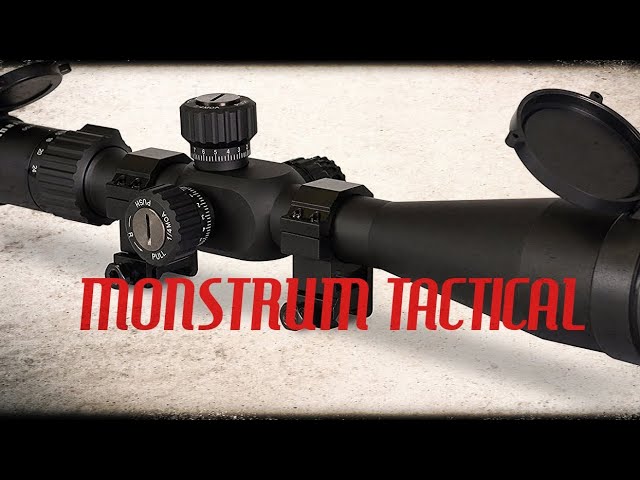 Monstrum Hornet 6-24x50 FFP Rifle Scope Includes Zero Stop,, 47% OFF