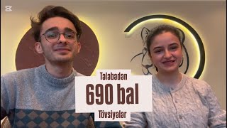 690 bal toplayan Prezident təqaüdçüsündən tövsiyələr| Maarif Eyvazov| Buraxılış imtahanı tövsiyələr