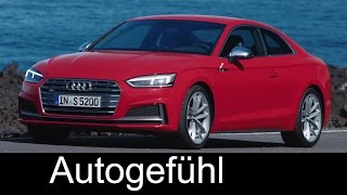 All-new Audi A5 \u0026 S5 Coupé Driving/Exterior/Interior 2017 2016 - Autogefühl