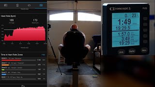 Concept 2 Rower 5K Time Test