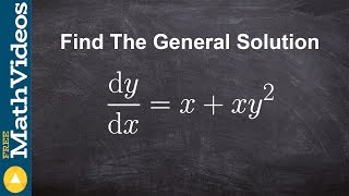 How to determine the general solution to a differential equation