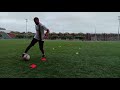 entraînement technique au football à faire seul