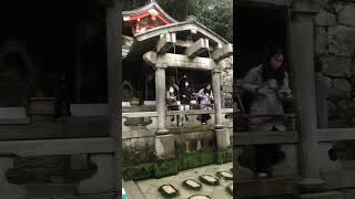 Otowa waterfall (音羽の滝) in Kiyomizu-dera #japan