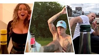 The Best Bottle Cap Challenges: Justin and Hailey Bieber, Mariah Carey, Shaq and More!