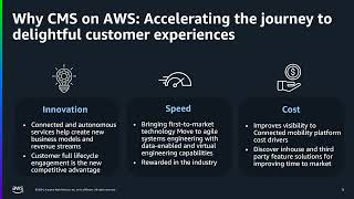 AWS CMS (Connected Mobility Solution) and Excelfore eSync OTA and Data Aggregation