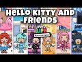 Toca life world | Hello kitty and friends house challenge 😍 [ Cute toca boca house ideas]