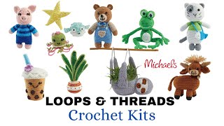 LOOPS \u0026 THREADS Amigurumi CROCHET KITS | Check ‘em out ​⁠@michaels