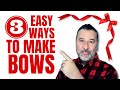 3 Easy Ways to Make Bows - Easy Bow Tutorial - #howtomakeabow