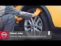 Nissan Juke: How to use your puncture repair kit Nissan Juke: How to use your puncture repair kit
