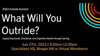 2023 Outride Summit: Welcome + Keynote Presentation (Simon Rosenbaum, PhD)