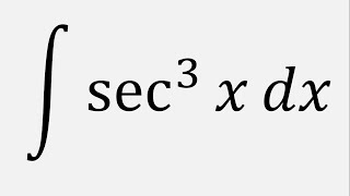 Integration by Parts: Integral of sec^3(x) dx
