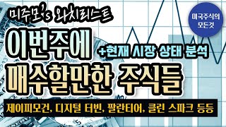 [미국주식] 이번주 미주모의 와치리스트 + 현재 미국증시 움직임과 분석! (애플, 엔페이즈 에너지, 골드만삭스 등등)