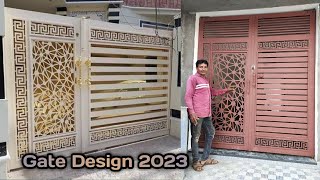 How To Making Fancy Leser Cutting Gate | Latest Gate 2023 | Entrance gate For Home | Ssf