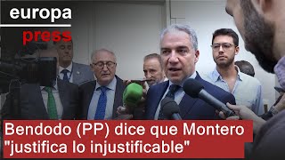 Bendodo (PP) dice que Montero \