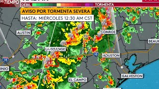 Tiempo severo llegará durante la madrugada de Navidad al área de Houston