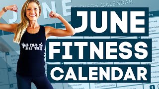 June Fitness Workout Calendar Workout Program | June Fitness Calendar Challenge 2021!!