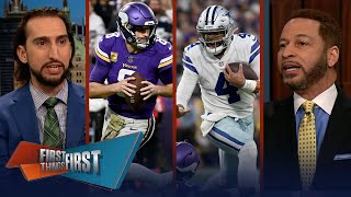 Dak Prescott, Cowboys embarrass Kirk Cousins, Vikings 40-3 in Week 11 | NFL | FIRST THINGS FIRST