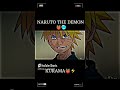 NARUTO THE DEMON - KURAMA #anime #phonk #music #blackclover #edit #gkmath #minecraft #funkslowed