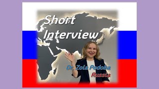 [Interview] 러시아🇷🇺 방문학자: Dr. Zoia Podoba