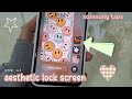 how to customize your lock screen aesthetic animations ✨ on samsung phones 🍨 good lock wonderland