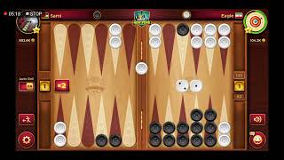 backgammon game #234 مباراة طاولة / طاولي