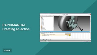 RapidManual Tutorial. Creating an action.