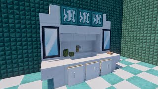 【マイクラ】簡単！おしゃれな『洗面台』の作り方【建築ショート講座】#Shorts