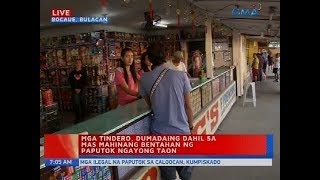 UB: Mga tindero, dumadaing dahil sa mas mahinang bentahan ng paputok ngayong taon