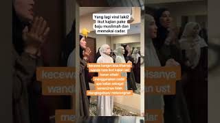 Wanda hara viral setelah ikut kajian ustadz Hananattaki karena memakai cadar#beritaartis#shorts