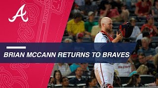 Veteran catcher Brian McCann signs 1-year deal with Braves