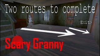 Scary Granny #4 - 攻略のための2つのルート - Two routes to complete