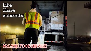 Unloading with a electrical pallet jack | View From Inside The Trailer |
