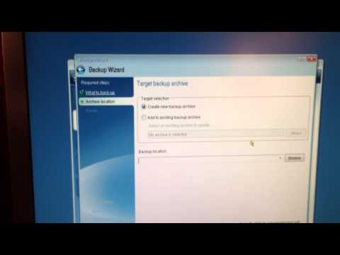 Acronis True Image creating an image ! Acronis True Image creating an image !