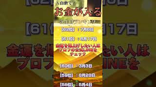 【誕生日占い】自動でお金が入る 誕生日ランキング #誕生日占い #誕生日ランキング #2024運勢 #引き寄せの法則 #スピリチュアル #金運 #金運アップ