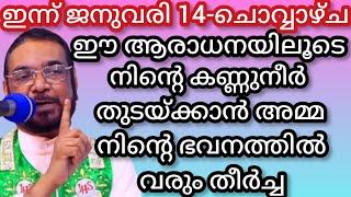 നിന്റെ കണ്ണുനീർ തുടയ്ക്കാൻ ഈ ധ്യാനത്തിലൂടെ അമ്മ നിന്റെ ഭവനത്തിൽ വരും തീർച്ച