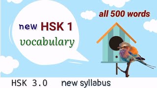 new hsk1 vocabulary complete