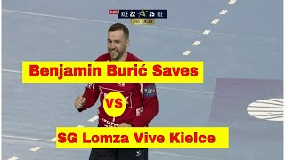 Benjamin Burić Saves G.K Lomza Vive Kielce - SG Flensburg Handewitt