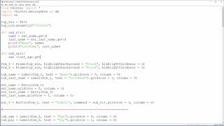 Python Tkinter - 10 - Frames Explained