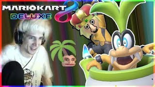 GETTING BETTER! - xQc Plays Mario Kart 8 Deluxe with Stream Snipers | xQcOW