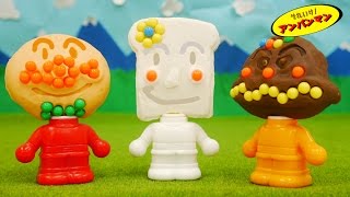 アンパンマン ねんど おもちゃアニメ 電子レンジでパン工場でねんどあそび 歌 映画 テレビ Anpanman Toys